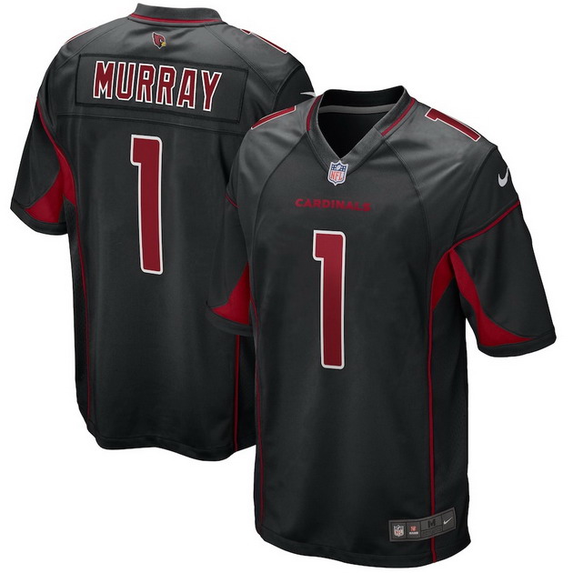 mens nike kyler murray black arizona cardinals 2nd alternate game jersey